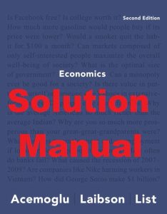 Test Bank for Economics by Acemoglu Daron Acemoglu & David Laibson