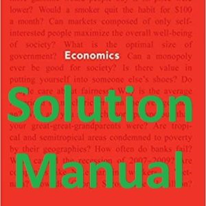 Download Solution Manual Economics 1st Edition Daron Acemoglu