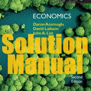 Test Bank Economics Global Edition by Acemoglu and Laibson