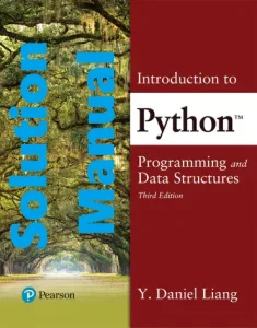Solution Manual for Python Programming and Data Structures 3rd Edition by Liang