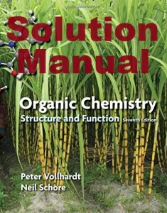 Vollhardt Organic Chemistry 7th edition Solution Manual
