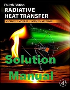 Solution Manual Radiative Heat Transfer 4th Edition Michael Modest