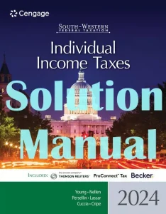 Solution Manual South-Western Federal Taxation Individual Income Taxe 47th Edition Young Nellen