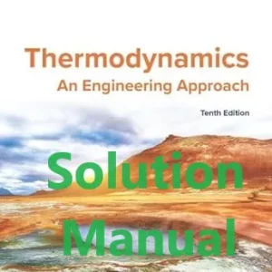 Solution Manual Thermodynamics 10th Edition Yunus Cengel Michael Boles