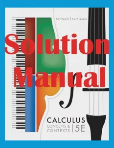Download Solution Manual for Calculus by Stewart 5th Edition