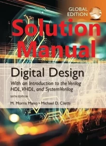 Solution Manual for Digital Design by Mano 6th Global Edition