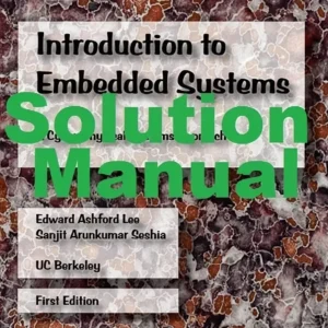 Lee Seshia Solutions for Introduction to Embedded Systems Cyber-Physical