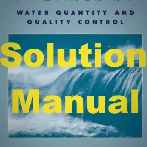 Download Solution Manual for Hydrology by Wanielista & Kersten 2nd edition