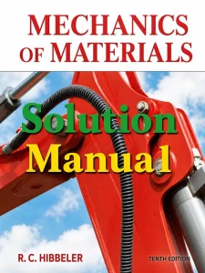 Solution Manual for Mechanics of Materials by Russell Hibbeler 10th Edition Download