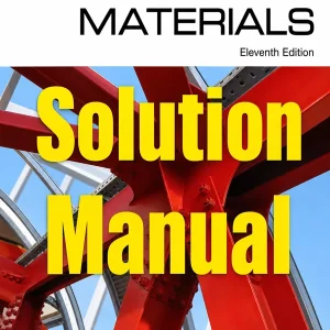 Download Solution Manual for Mechanics of Materials by Russell Hibbeler 11th Edition