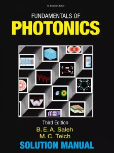 Download Solution Manual for Fundamentals of Photonics by Saleh and Teich 3rd edition