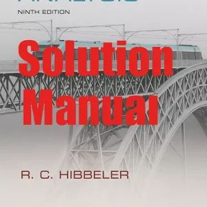 Solution Manual for Structural Analysis by Hibbeler 9th edition