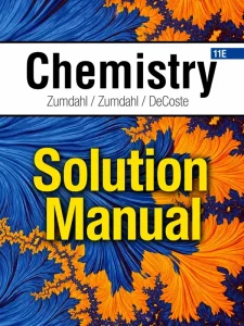 Download Test Bank and Solution Manual for Chemistry by Zumdahl and DeCoste 11th edition