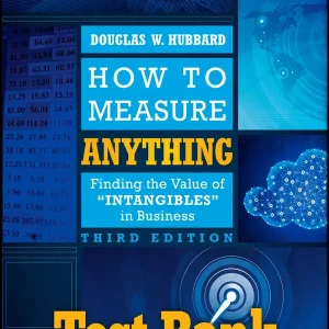 Download Test Bank for How to Measure Anything by Hubbard 3rd edition