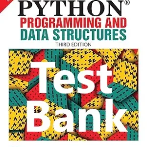 Daniel Liang Test Bank and Solution Manual for Python Programming and Data Structures 3rd edition