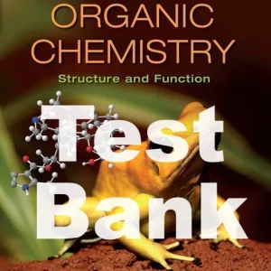 Test Bank Organic Chemistry 8th Edition Peter Vollhardt Neil Schore